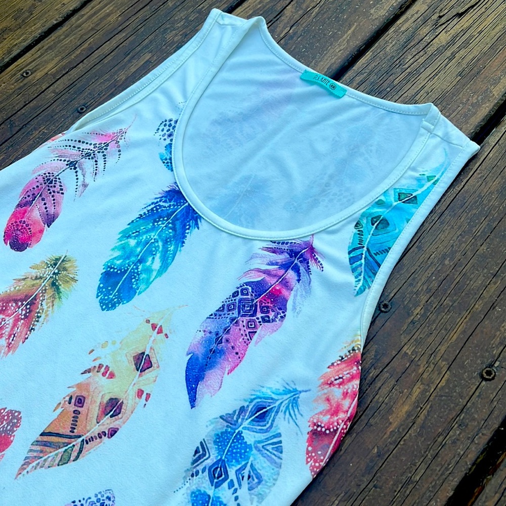 Feather Tank Top